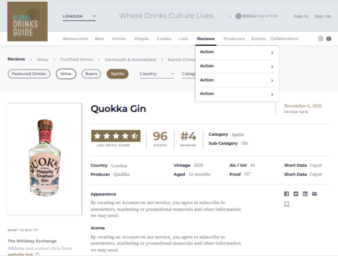 Global Drinks Guide Global Drinks Guide
