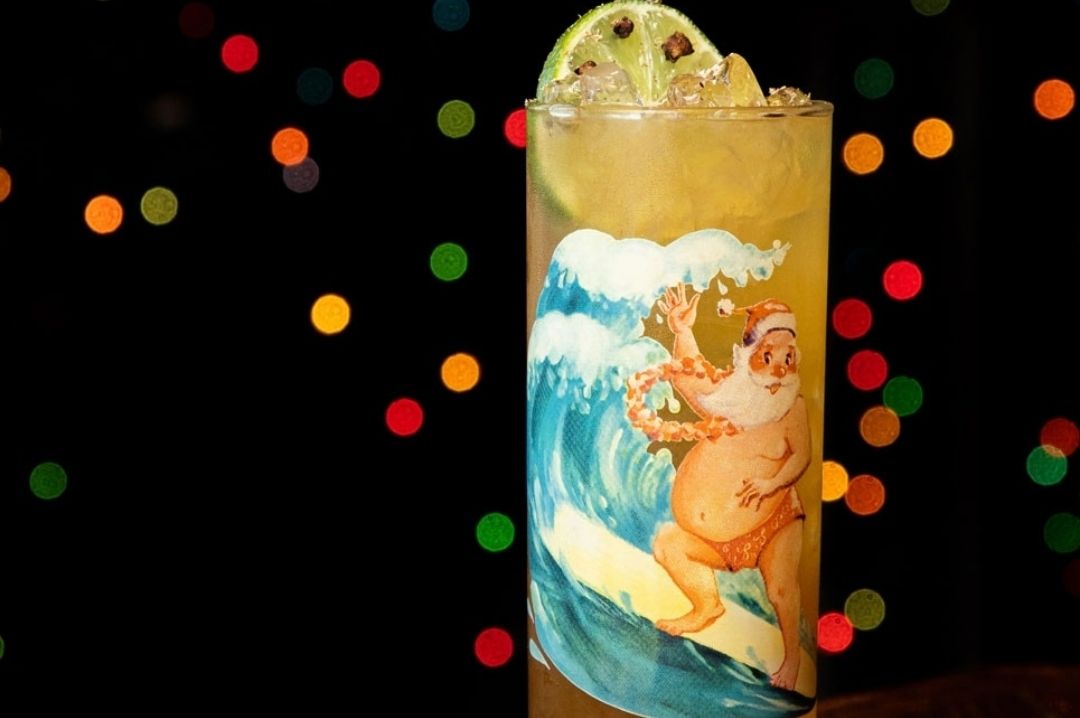 Christmas Eve of Destruction cocktail NYCwintercocktails Christmas Eve of Destruction at Sippin’ Santa